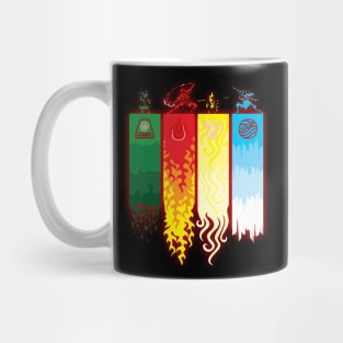 Element Symbols Avatar The Last Airbender Mug